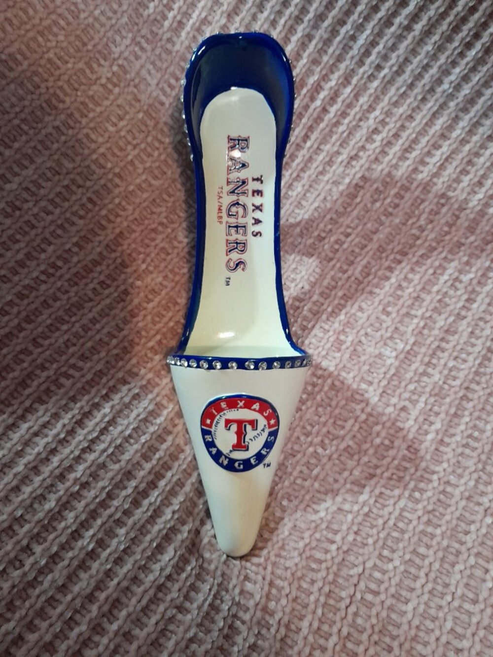 Texas Rangers MLB High-Heel Wine Bottle Holder